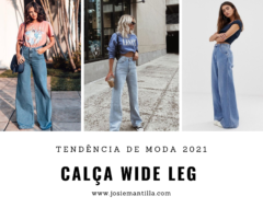 Tendência:  Calça Wide Leg Jeans